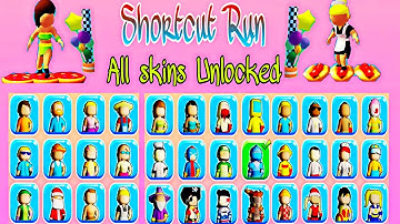 Shortcut Run Gameplay||All Skins Unlocked Walkthrough part-50