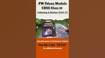 PW Udaan Module For Class 10 Unboxing and Review 2024-25 #pw #vrseries