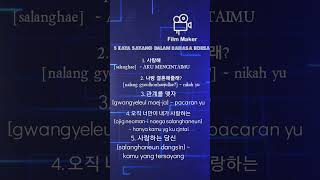 5 Kata Sayang Dalam Bahasa Korea asmr ytbahasa