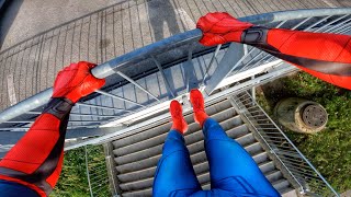 SPIDERMAN Parkour POV Game in Real Life screenshot 2