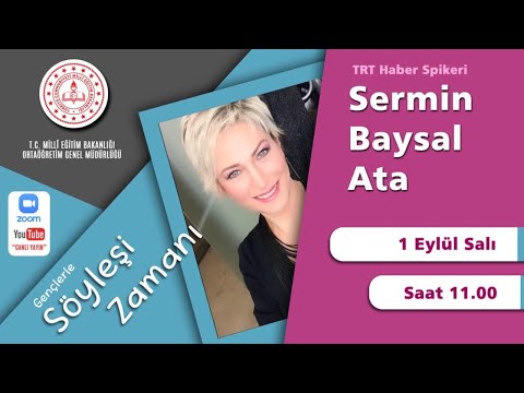 Gençlerle Söyleşi Zamanı-Sermin Baysal Ata TRT Haber Spikeri