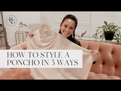 Video: Hoe Knoop Je Een Poncho?