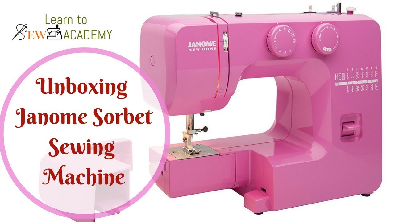 Unboxing Janome Sorbet Domestic Sewing Machine