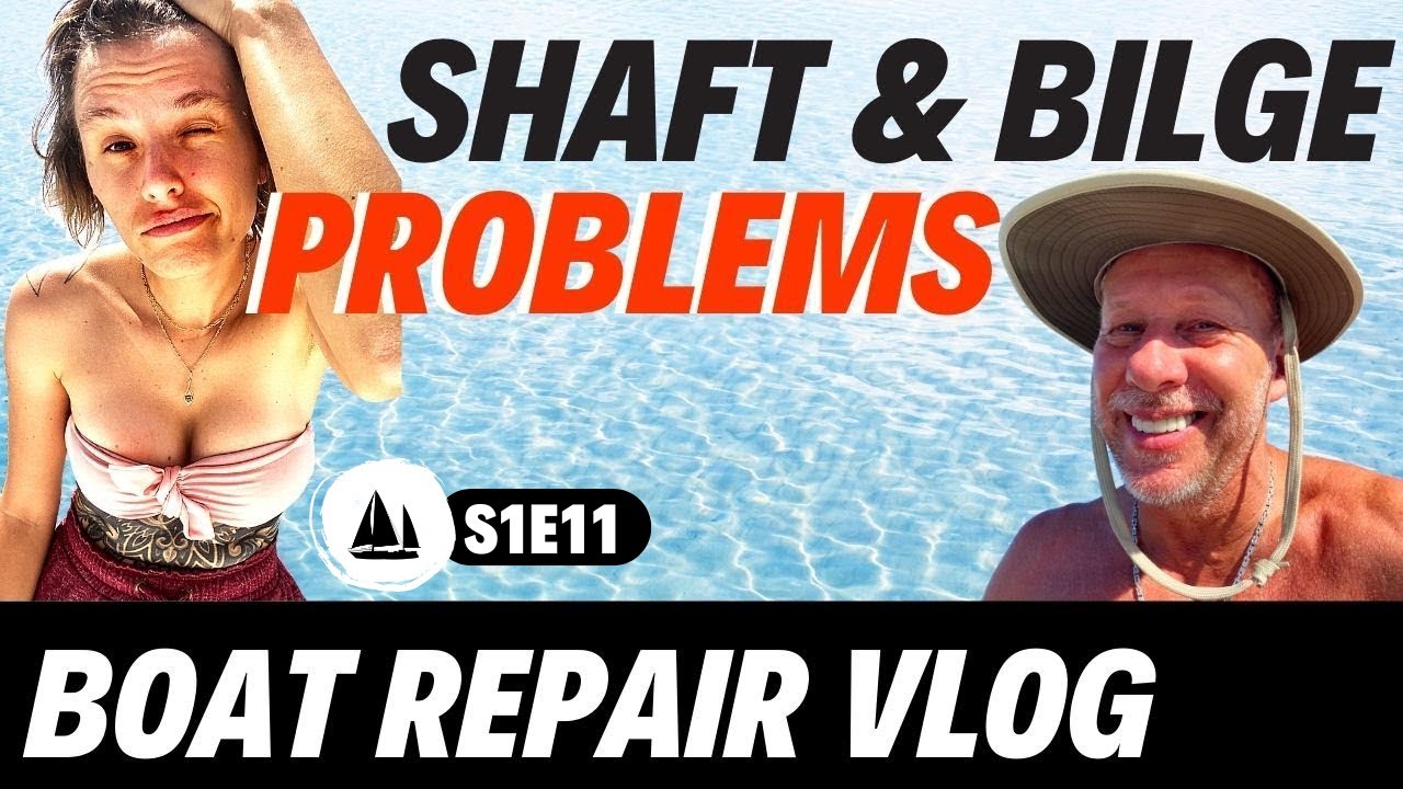 Dripless Shaft Seal Problems AND WHY Replace BILGE PUMPS? - BOAT REPAIR VLOG