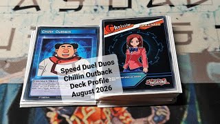 Speed Duel Duos Chillin Outback Deck Profile August 2026