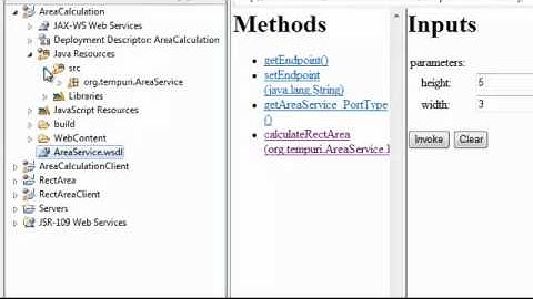 Top down web service Eclipse