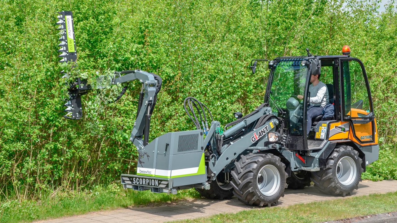 Finger Bar Hedge Cutter for Skid Steer Loader | GreenTec HS 172 - 242 ...