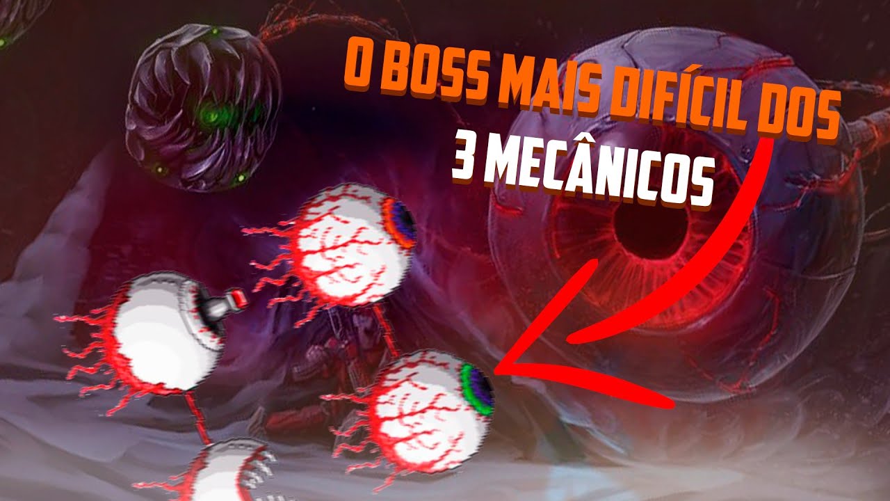 Terraria : batalha contra os 3 chefes mecânicos de uma só vez