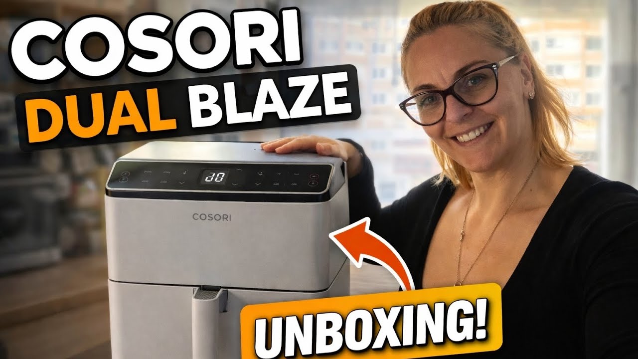 Cosori Dual Blaze Airfryer UNBOXING – Megéri?  Első benyomások