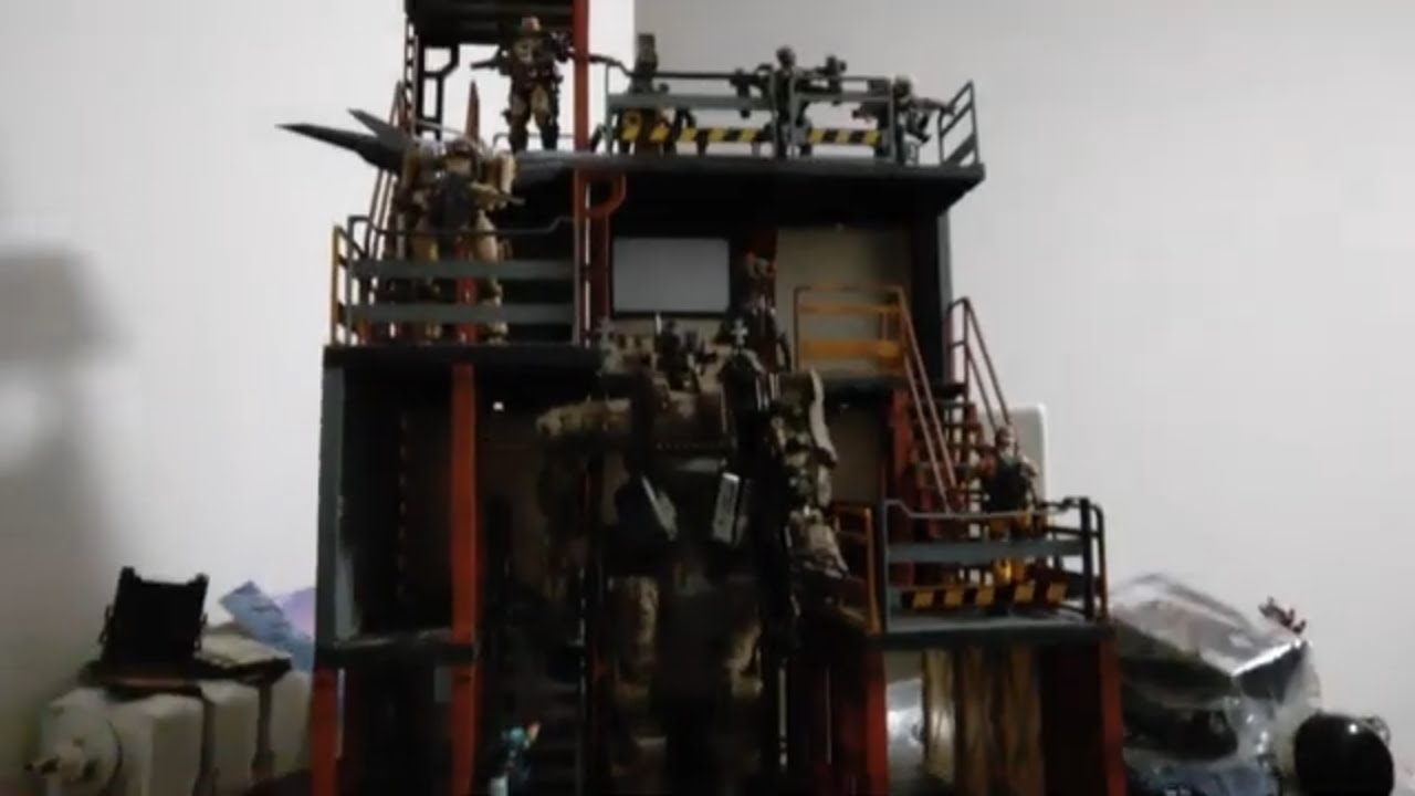 My new 118 scale action figure Joy Toy diorama set up, using just the