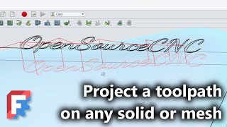 Project CAM toolpaths directly on a solid or a mesh - FreeCAD 1.1 Macro