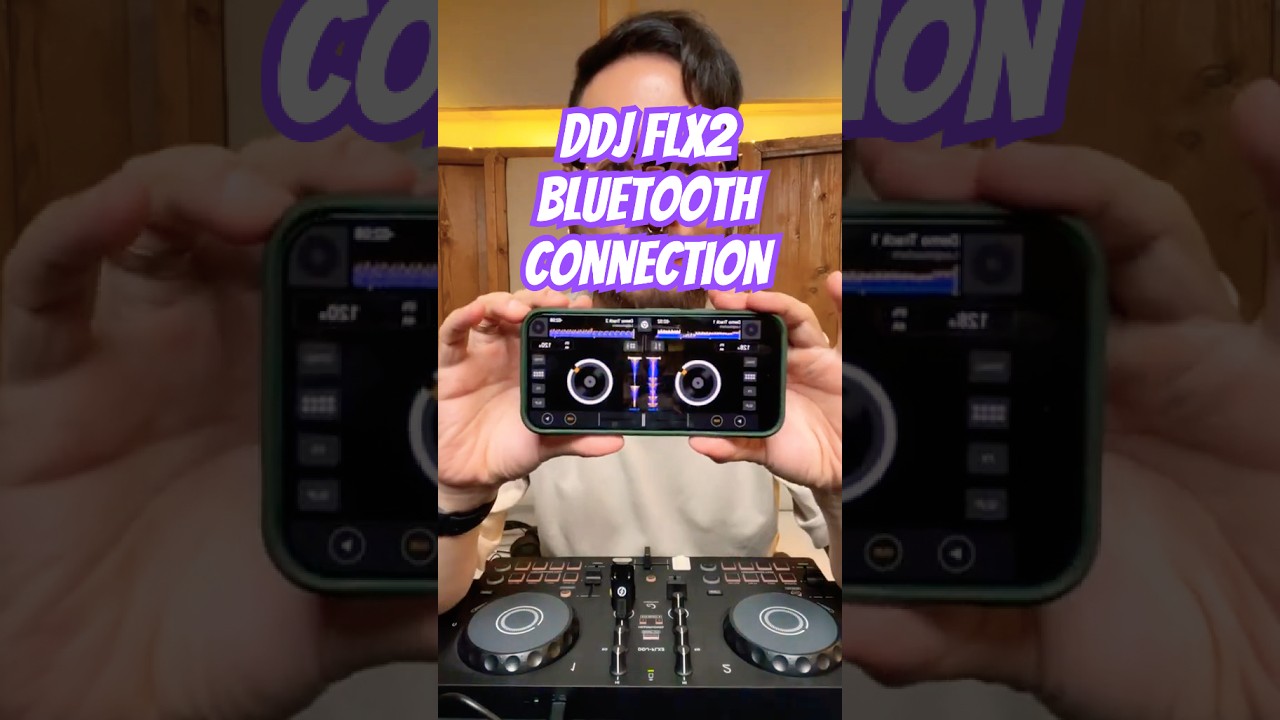DDJ FLX2 Bluetooth works with rekordbox on Android and iOS