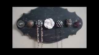 Details How to: DIY Knob Necklace Holder Update