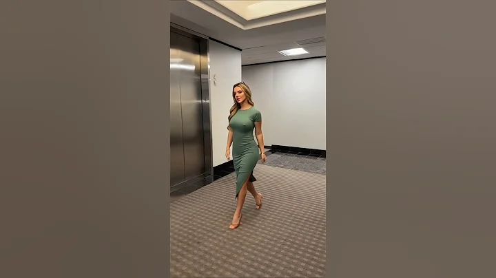 Stunning Green Dress Outfit That Turns Heads! 👗✨ | #Shorts