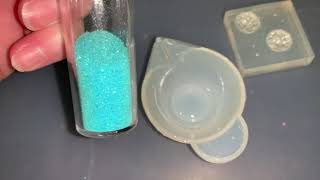 UV resin tutorial, how to use resin, DIY, UV resin without a curing lamp.