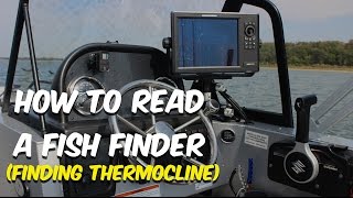 How To Read A Fish Finder : Finding Thermocline