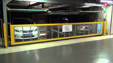 BDP-1+2 puzzle parking system pit one floor ground two levels, World Financial Center