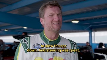 NASCAR Hall of Famer Dale Earnhardt Jr. tests out Mazda MX-5