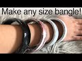 Resin Tutorial: You can make Cast Bangle Bracelets to fit any wrist!   with little-windows.com