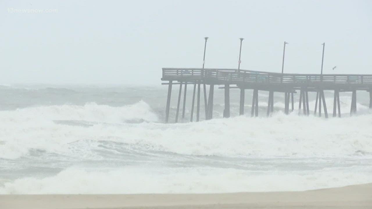 Wind, rain from remnants of Hurricane Ian batter Virginia Beach YouTube