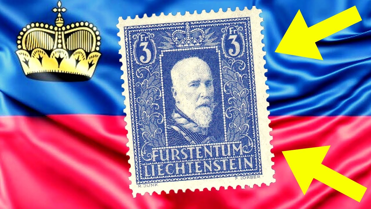 MOST VALUABLE RARE LIECHTENSTEIN STAMPS of values - philately - YouTube
