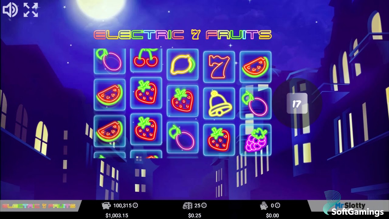 MrSlotty - Electric 7 Fruits - Gameplay Demo