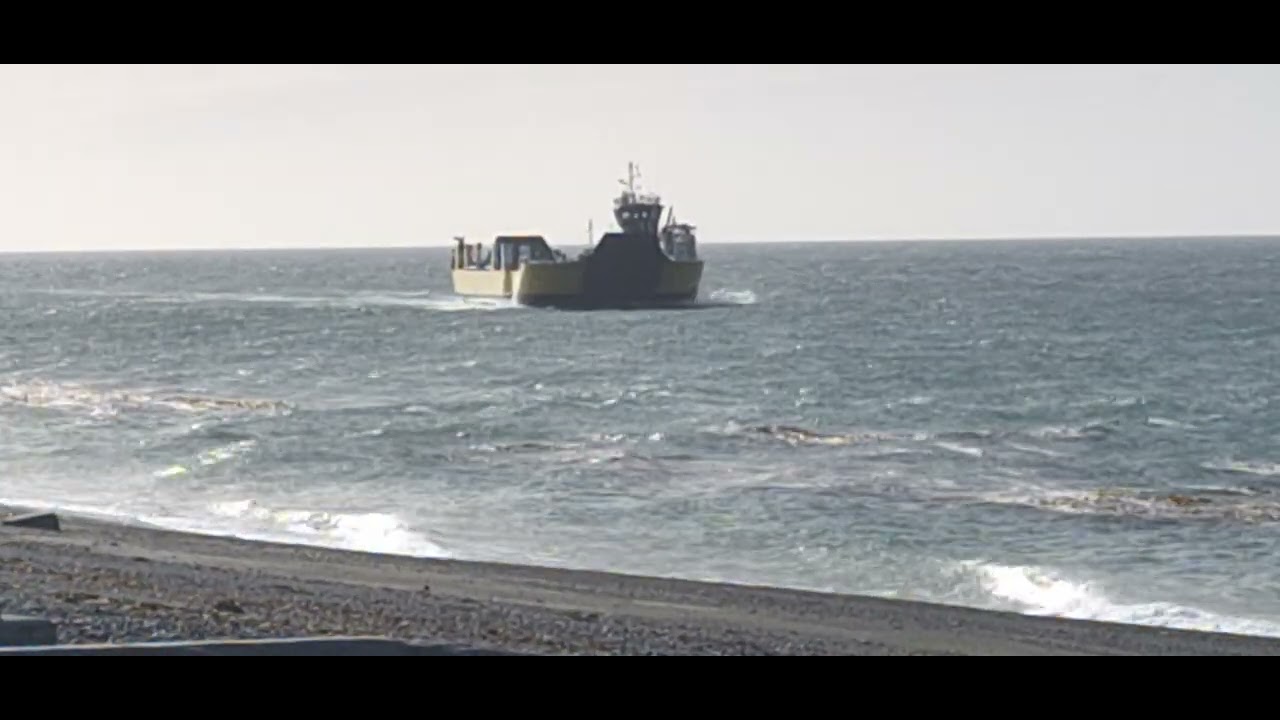 Punta Delgada Estrecho de Magallanes Barcazas.