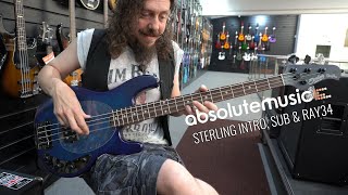 Sterling by Musicman - Comparing INTRO, SUB and STINGRAY series Bass Guitars