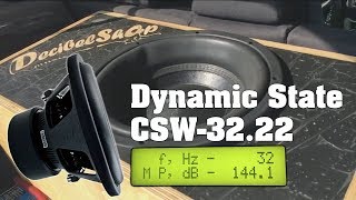 144.1dB на низах c 4-канальника | Dynamic State CSW-32.22