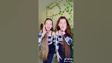 حاطط عيني ع بنتين تيك توك لانا ولين 