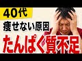 【40代ダイエット】痩せない人はまず“たんぱく質”を見てください