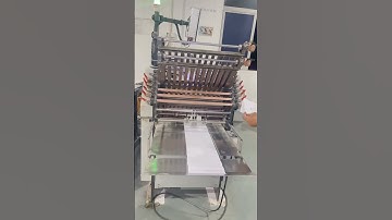 paper Folding machine #guk #mbo #packing #paperfoldingmachine #Folding machine#pharmaceutical