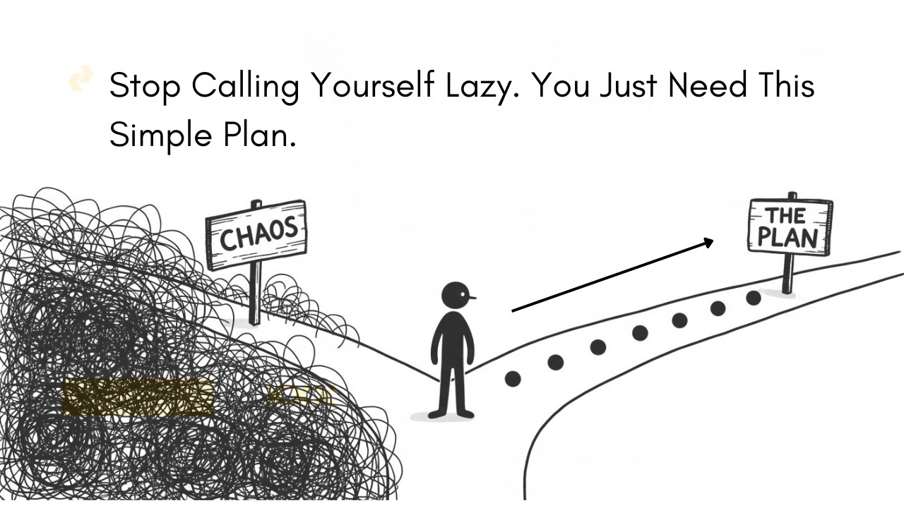 Stop Calling Yourself Lazy You Just Need This Simple Plan. - YouTube
