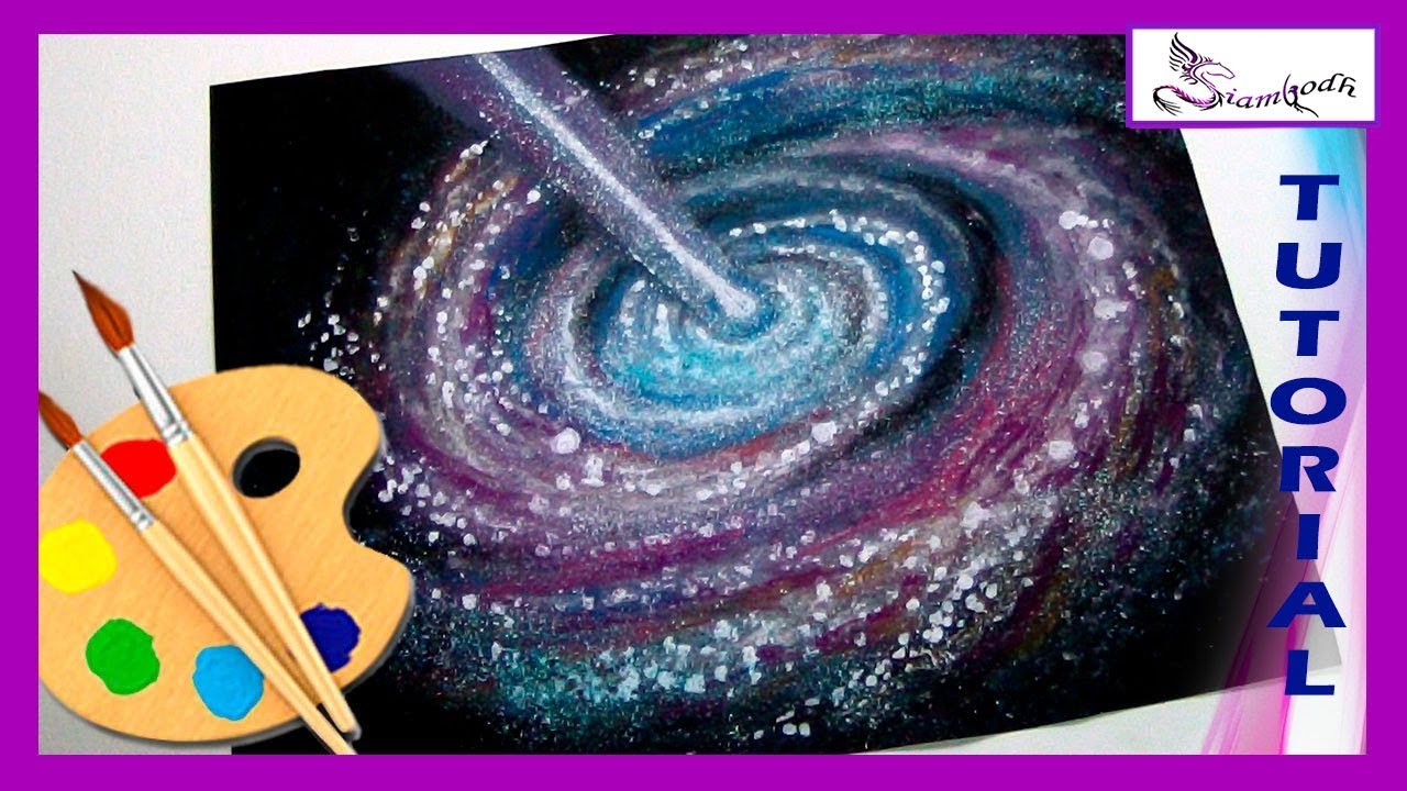 Como DIBUJAR GALAXIA 🎨 Espacio con Polvo de ESTRELLAS - thptnganamst.edu.vn