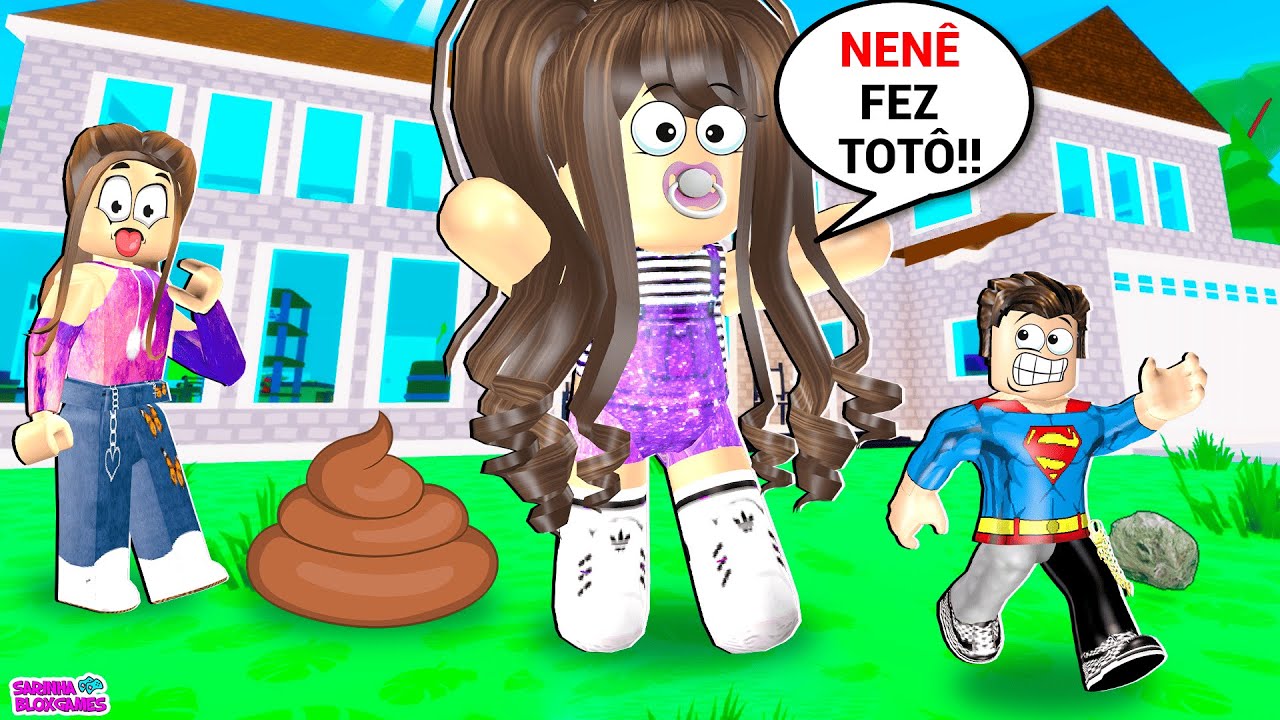 DESTRUA A BEBÊ SARINHA GIGANTE👶💣ROBLOX