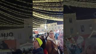 Piața Mare Sibiu 11.11.2022, deschiderea Târgului de Crăciun