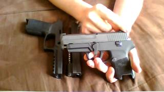 Sig Sauer P250 conversion from subcompact to full size