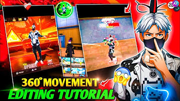 VIRAL 🗡️360° FIRING MOVEMENT EDITING TUTORIAL  🤯 LIKE @PGL_DARK NEW SHORT EDITING TUTORIAL 🤯 SUMARYT