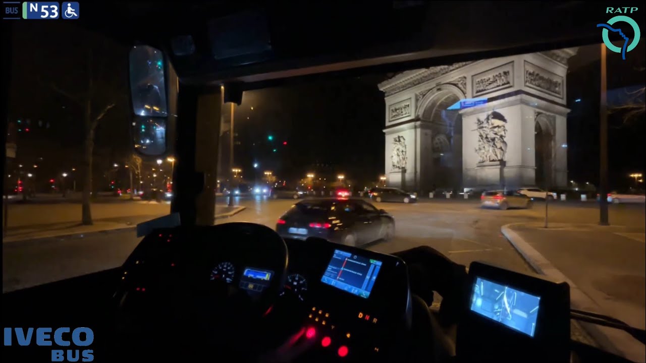 Bus N53 RATP | Paris-Gare Saint Lazare - Nanterre-Anatole France