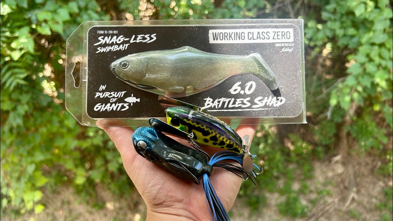 Summer Bass Fishing Is A Grind! Frogs, Pompadour, Battle Shad (Compilation)