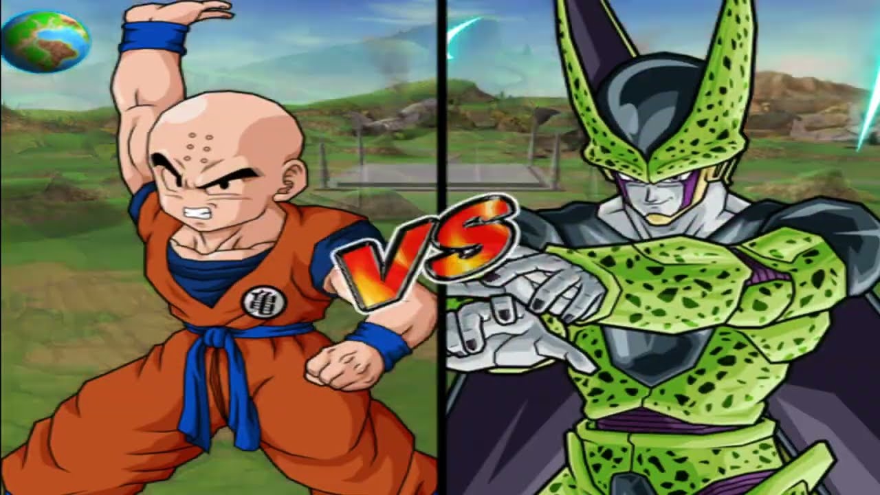 Krillin Vs Perfect Cell Grudge Match! What If Battle! Dragon Ball Z Budokai Tenkaichi 4