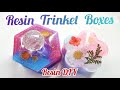 DIY Resin Trinket Jewelry Boxes