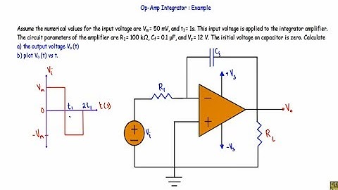 Op Amp Integrator : Circuit Example (hard)