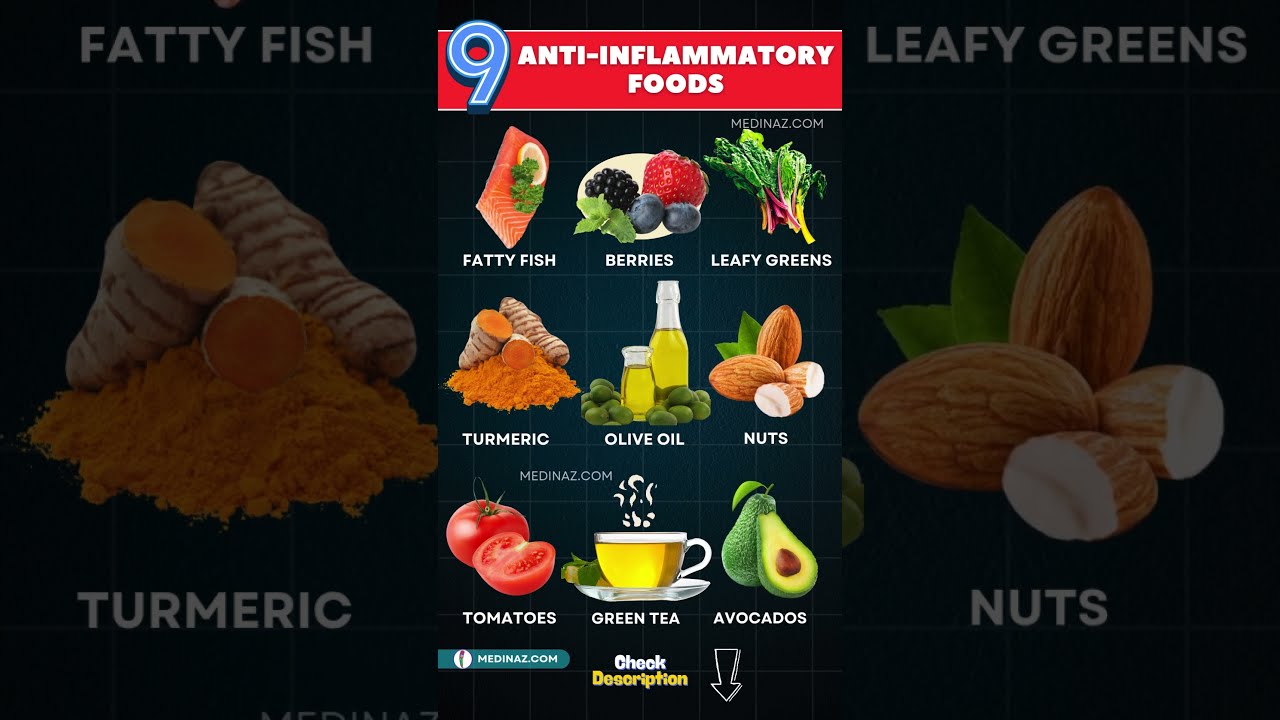 Top 10 Anti Inflammatory Foods Backed By Science Shortsfeed Antiinflammatory