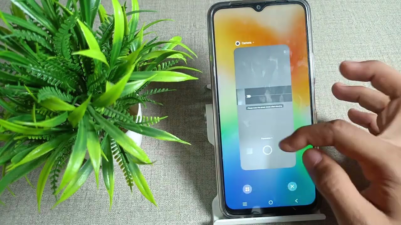 how to use paranormal camera setting in Vivo Y21 mobile, camera setting