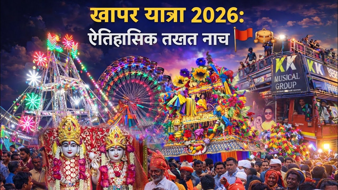 खापर यात्रा 2026: प्रसिद्ध तखत नाच का पूरा वीडियो 🚩🥁 | Khapar Yatra Full Vlog | Dipak Padvi