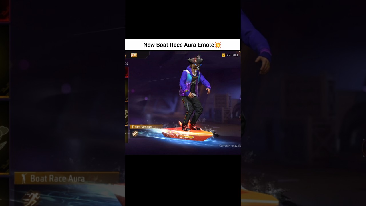 New Boat Race Aura Emote🤩💥