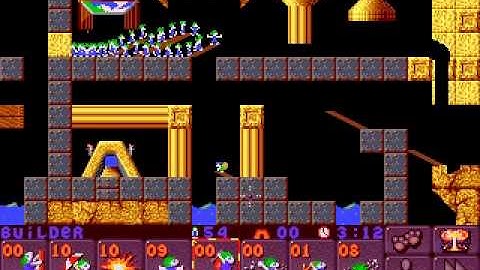 DOS Lemmings 2: The Tribes Classic 9 Flying The Mad Pursuit