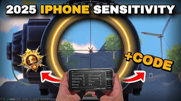 PUBG MOBILE SENSITIVITY SETTINGS 2025 iPHONE 🔥 +CODE ✅ COPY IT BEFORE IT EXPIRES!