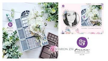 WINDOW TO THE SOUL - Mixed Media Tutorial For Prima Marketing Inc